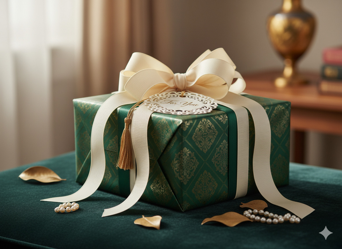 Premium gift wrapping service